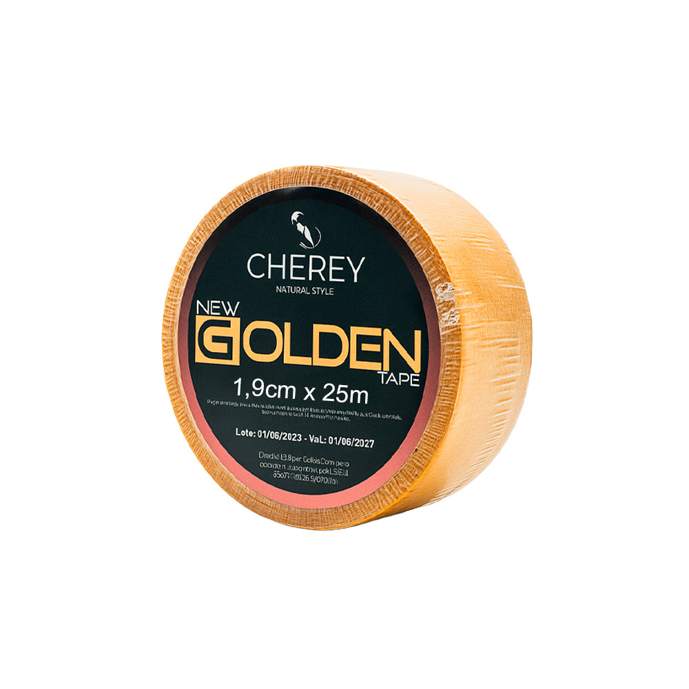 Cinta para prótesis capilar de doble cara GOLD de 1,90 mm x 25 m