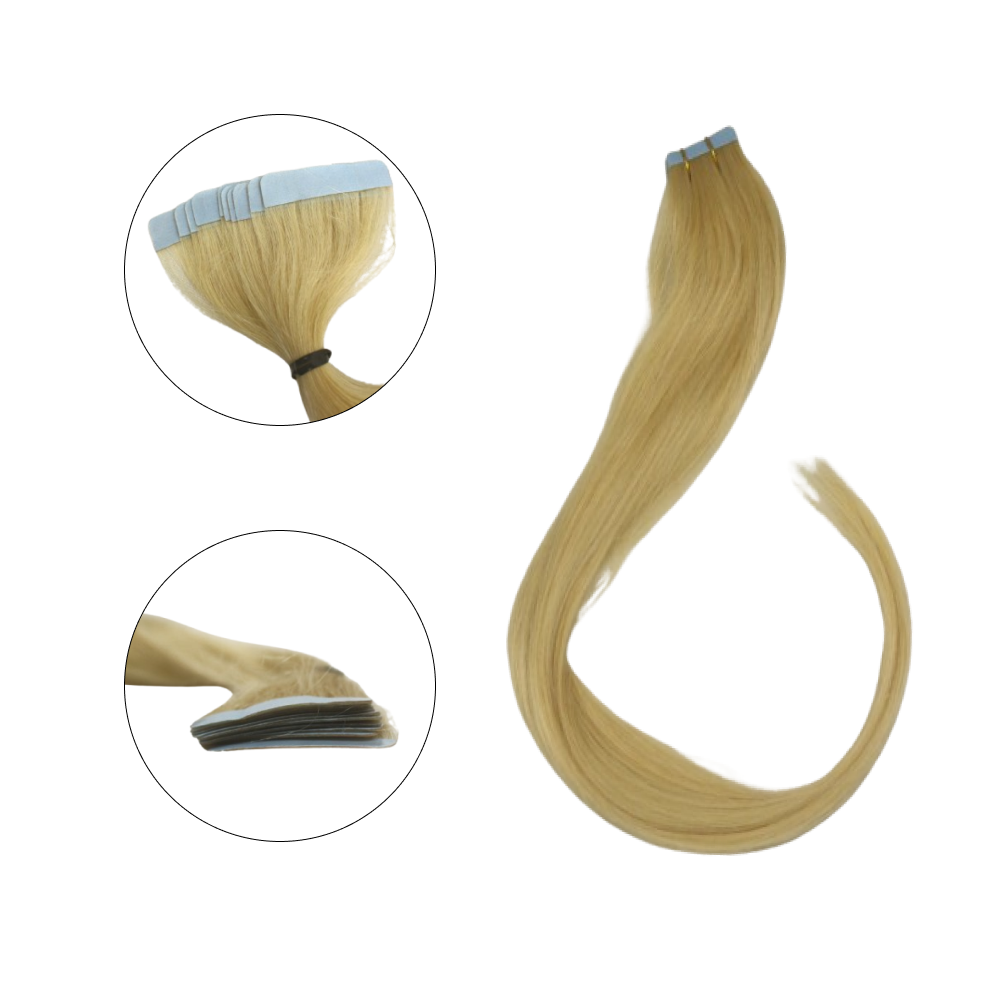 Fita Cabelo Humano 40cm Loiro Claro