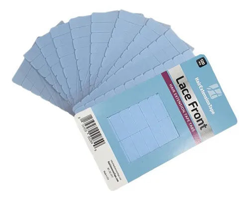 Fita Adesiva Azul FrontLace Support Extension 0,8 cm x 4 cm – 120 unidades