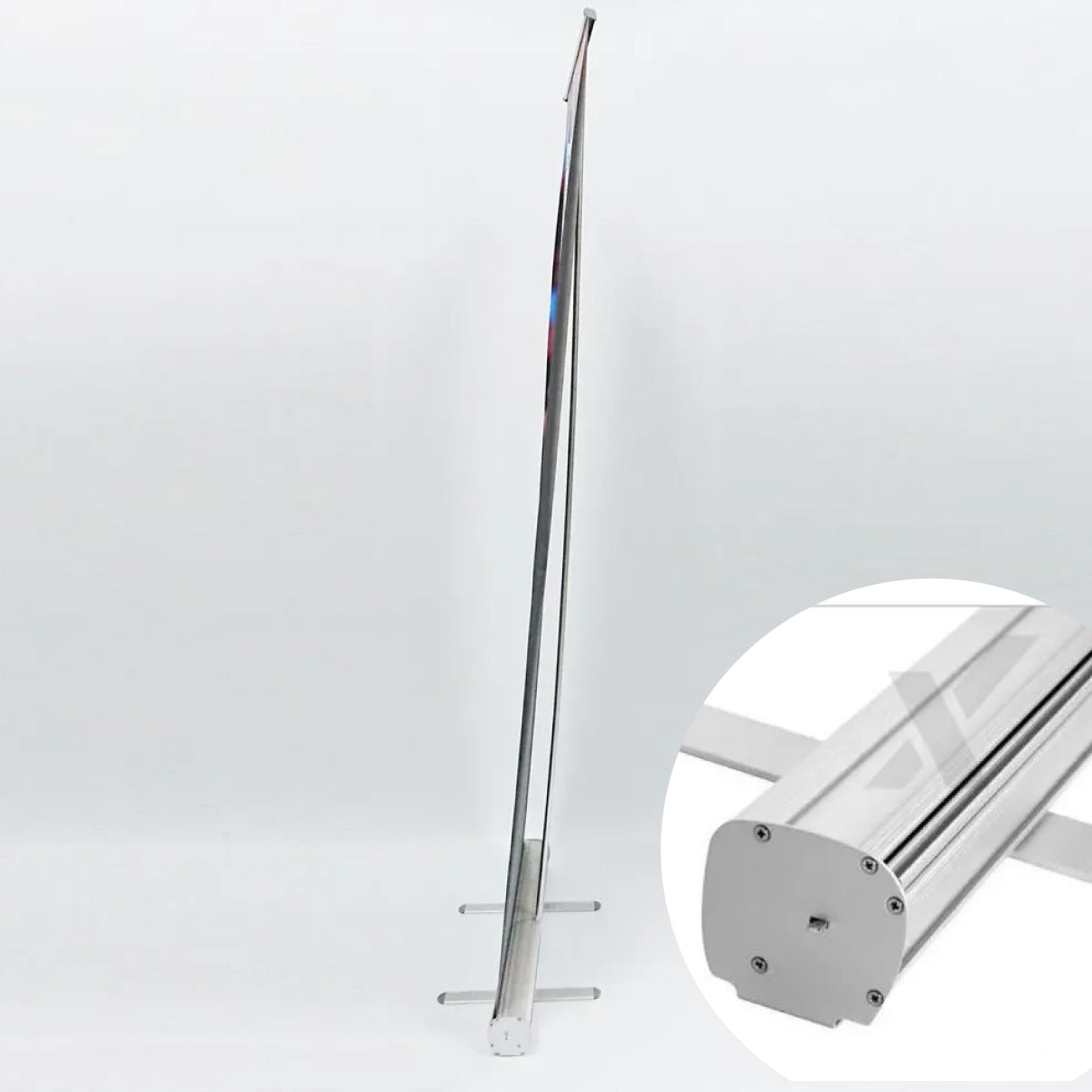 Porta Banner Retrátil com bolsa 80 x 200cm suporte Roll Up