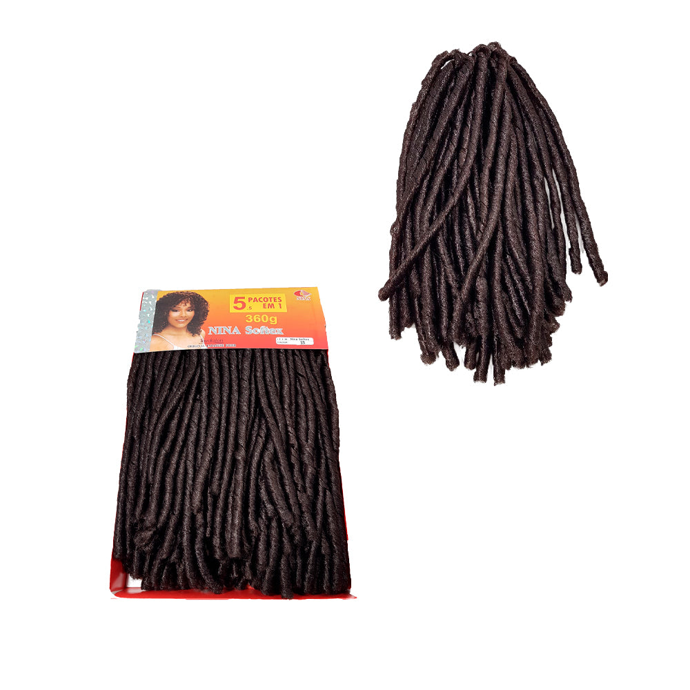 Fibra Sintética Nina Soft Dread 360 gramas