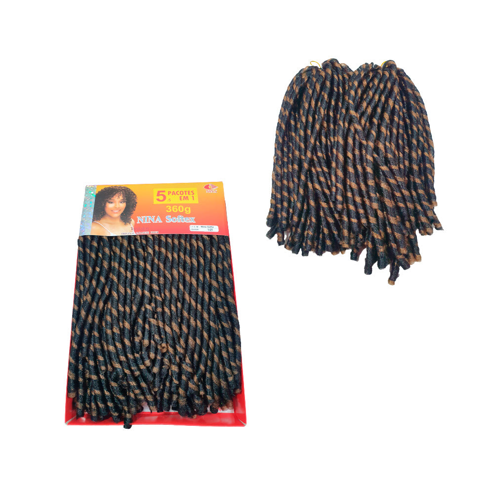 Fibra Sintética Nina Soft Dread 360 gramas
