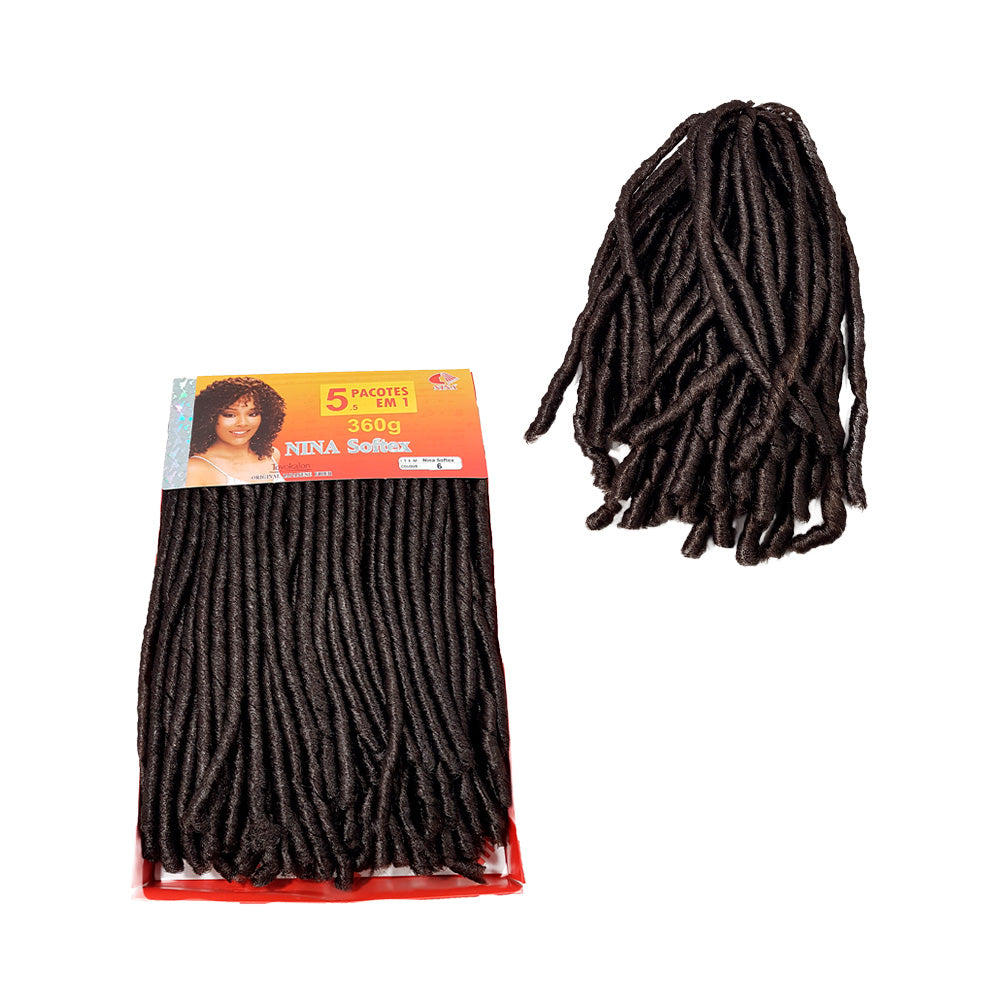 Fibra Sintética Nina Soft Dread 360 gramas