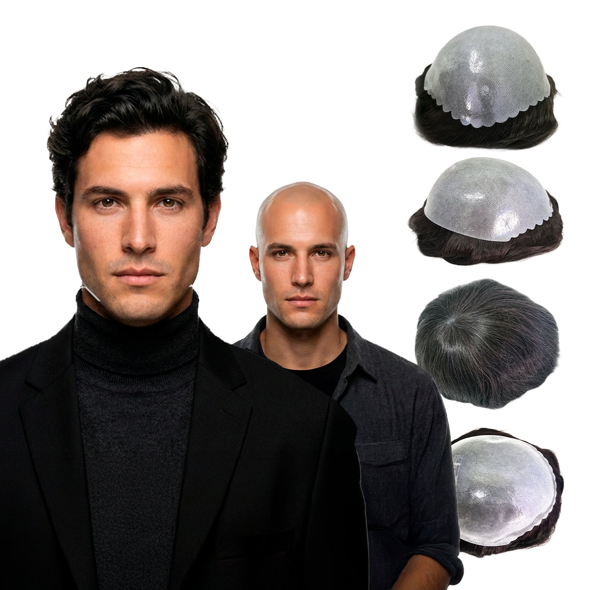 Protese capilar micropele hudson tamanho 20x25 D=120%