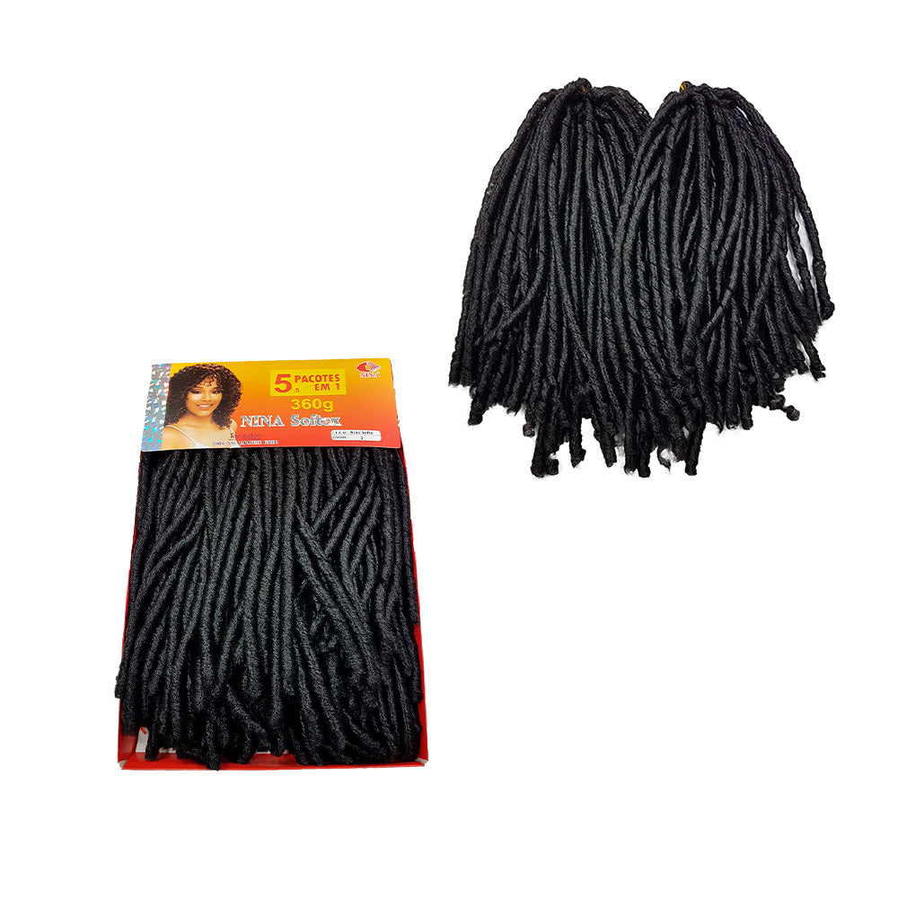 Fibra Sintética Nina Soft Dread 360 gramas