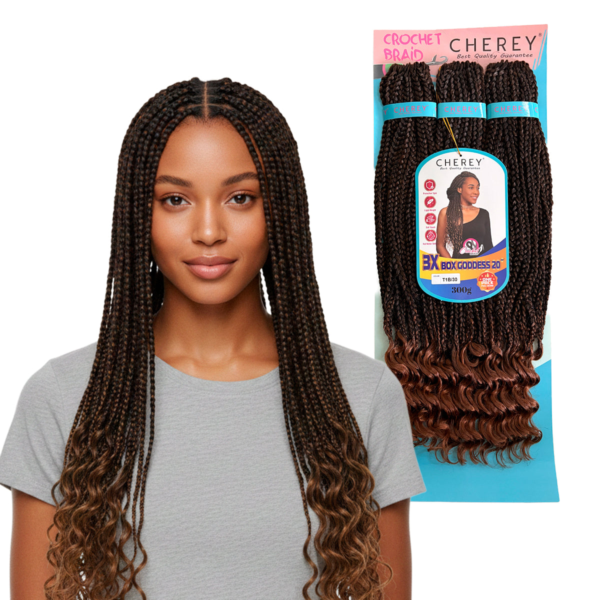 Cabelo Sintético 3x Box Goddess