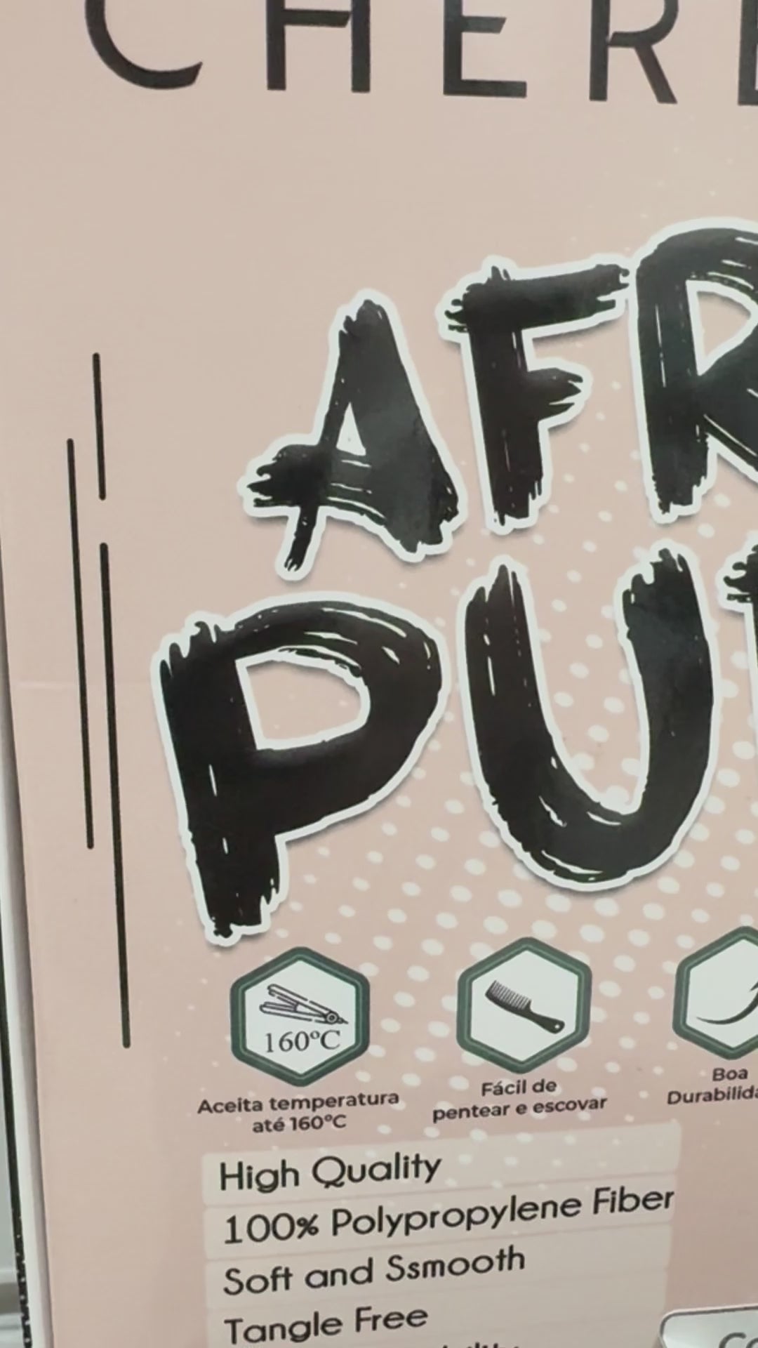 Aplique Afro Puff XXL Orgânico