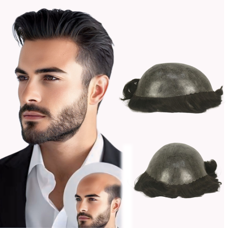 Protese capilar micropele Fred Injetada tamanho 20x25 D=120%